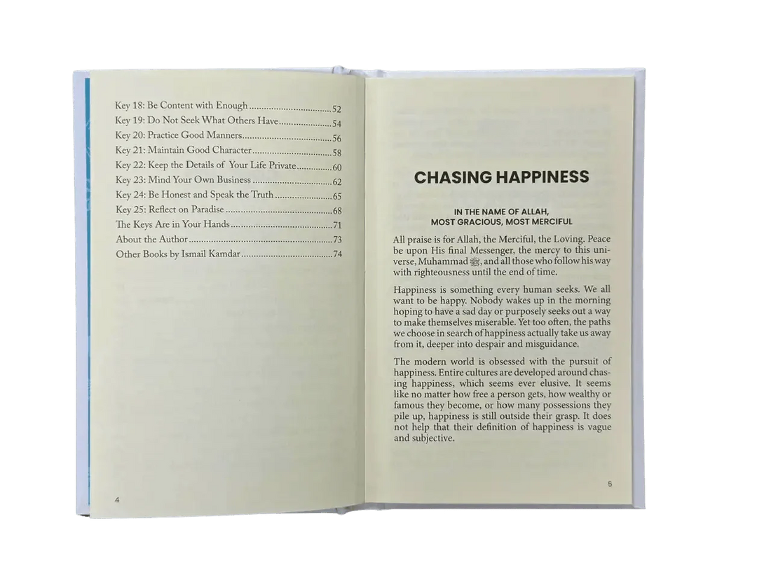 25 Keys to a Happy Life - Based on the Sunnah and Qur'an - Darussalam