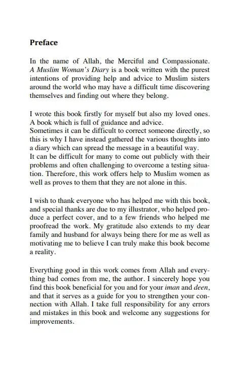 A Muslim Woman's Diary - Darussalam
