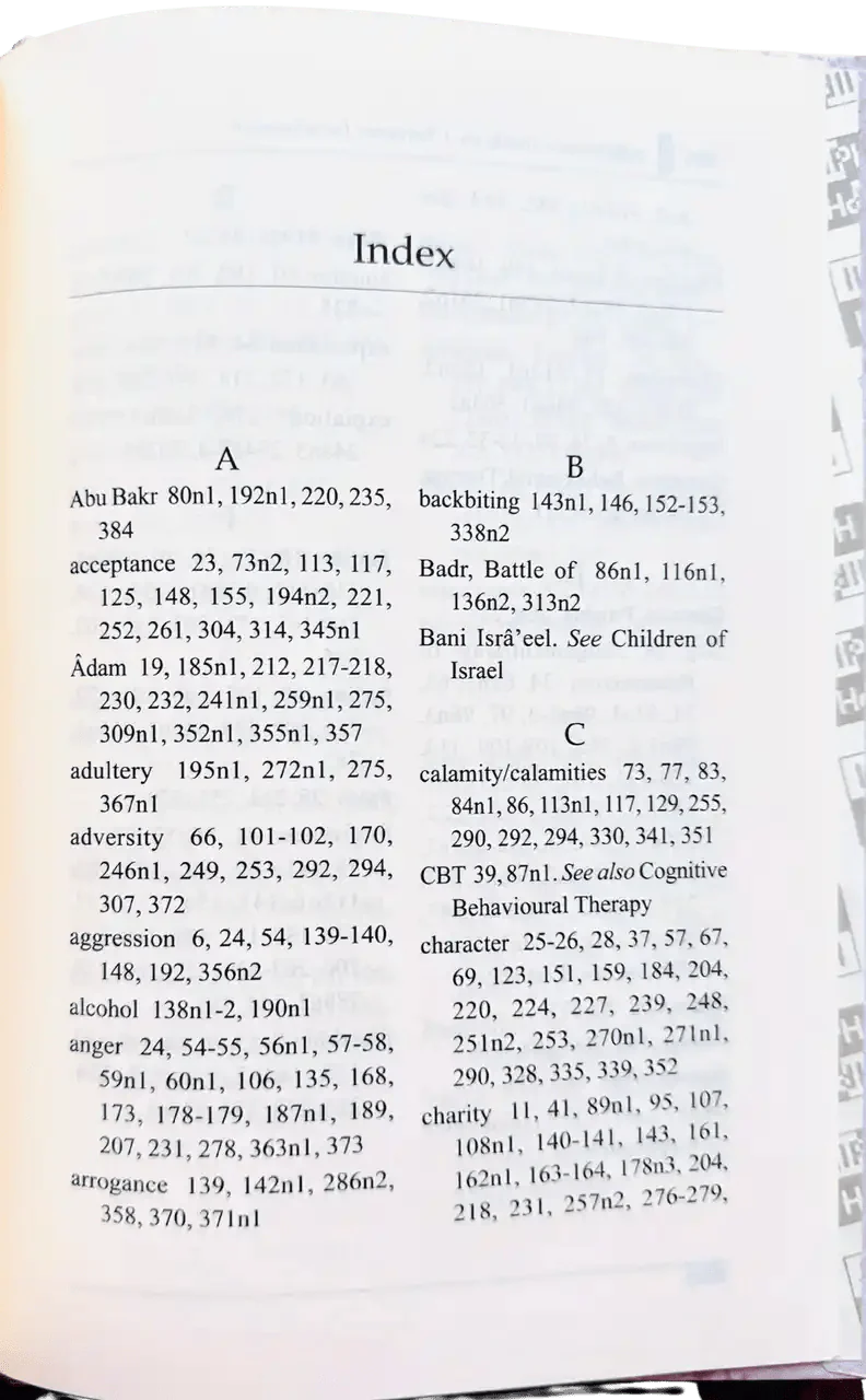 A Reference Guide for Character Development (Therapy from Quran and Sunnah - 1) - Darussalam