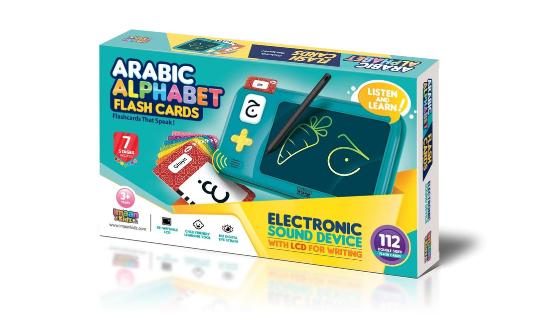 Arabic Alphabet Talking Flashcards (with LCD screen) - Darussalam