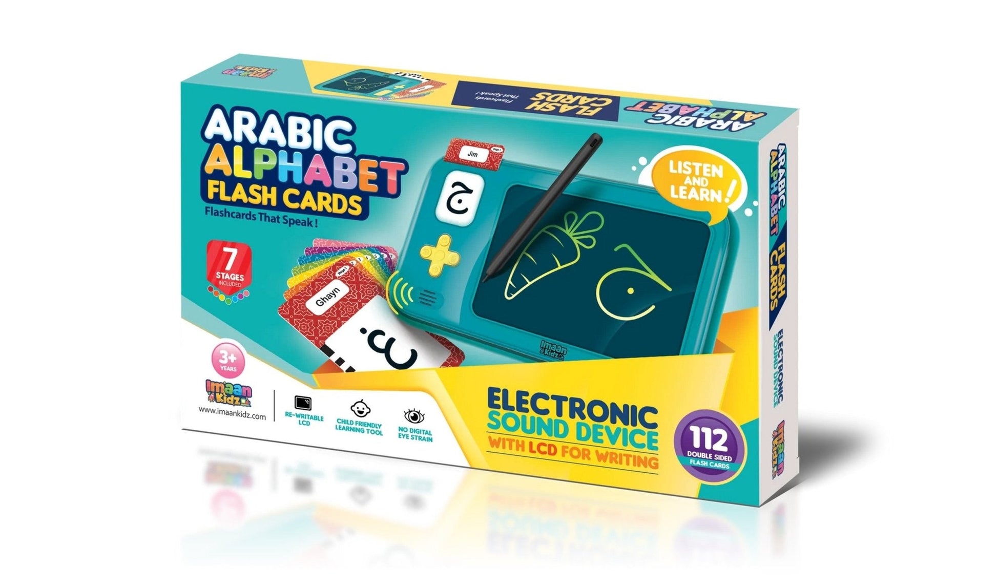 Arabic Alphabet Talking Flashcards (with LCD screen) - Darussalam