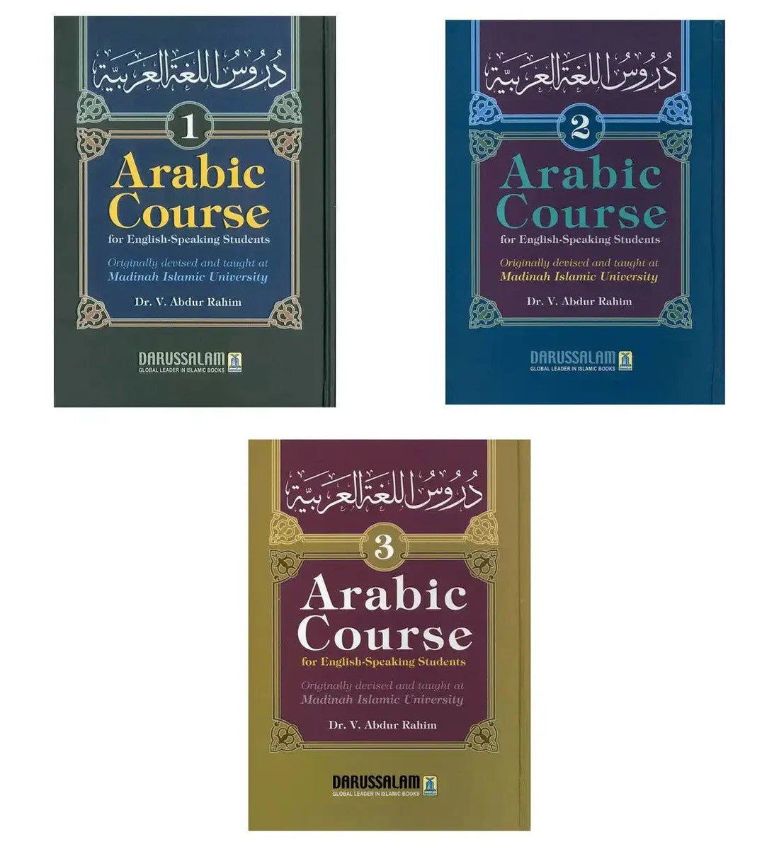 Arabic Course ( for English - Speaking Students ) 3 Volume Set - Darussalam