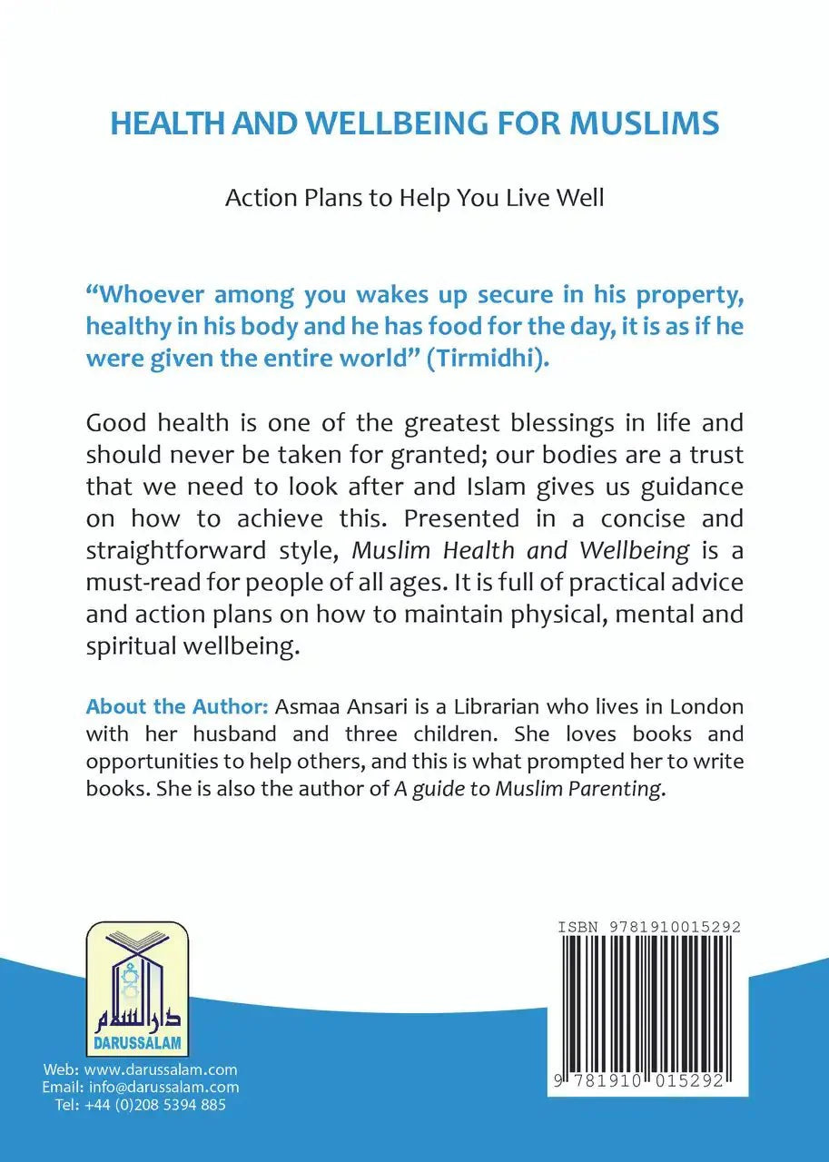 Health And Wellbeing For Muslim - Darussalam