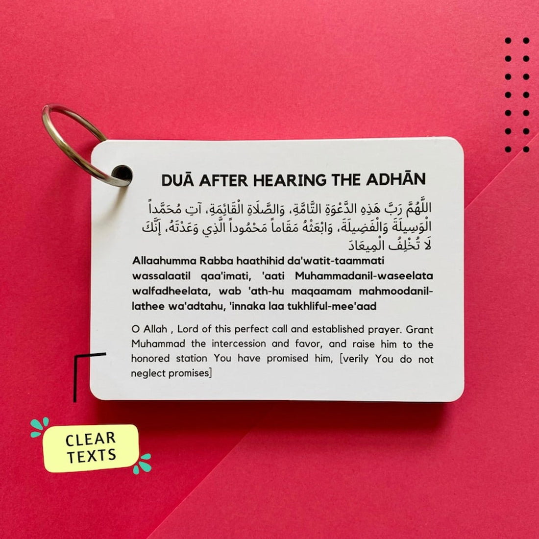 Islamic Salah Cards Prayer Guide, How to Pray, Muslim Kids Reverts Gift, Arabic, Quran - Darussalam