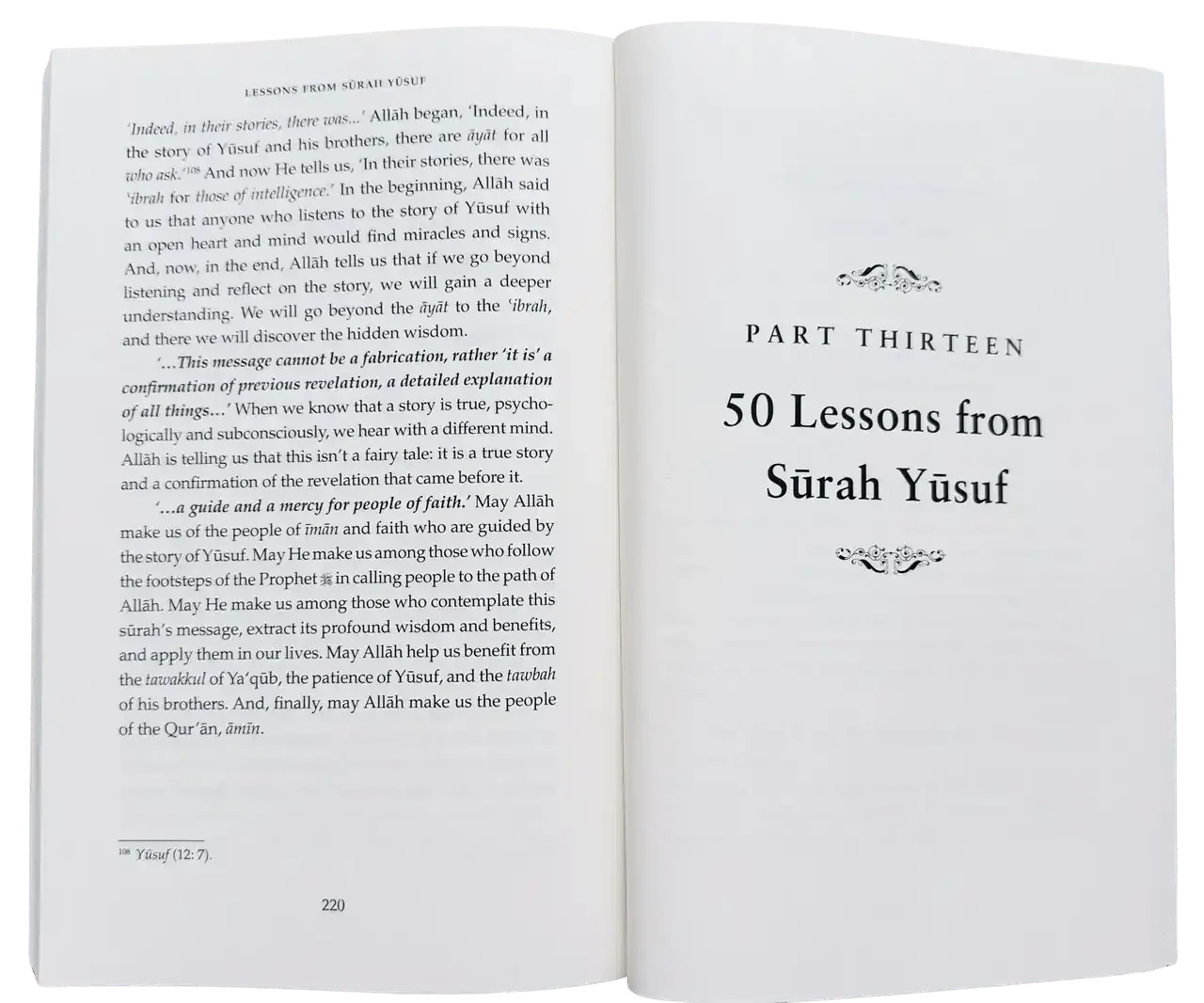 LESSONS FROM SURAH YUSUF - Darussalam
