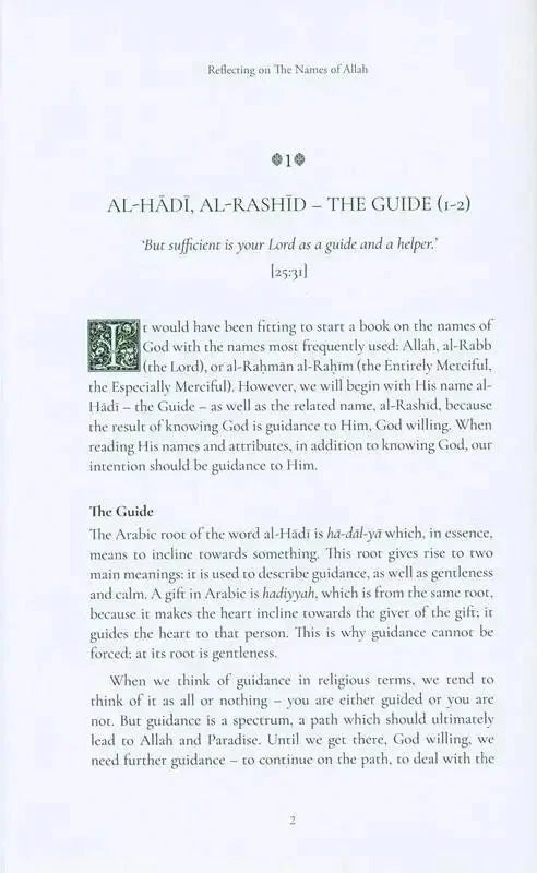 Reflecting on The Names of Allah - Darussalam