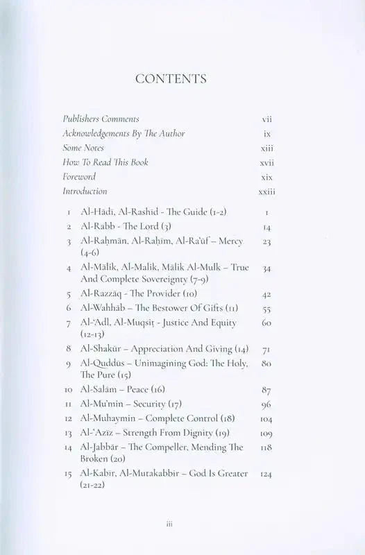 Reflecting on The Names of Allah - Darussalam