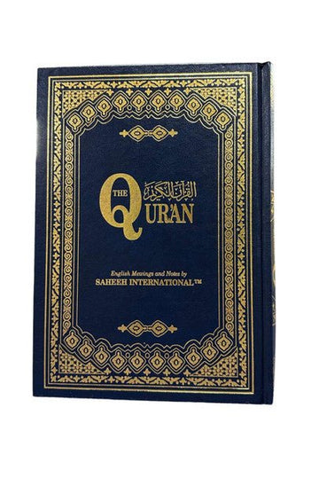 Saheeh International Quran Arabic Text English Meanings and Notes Large Hard Cover - Darussalam