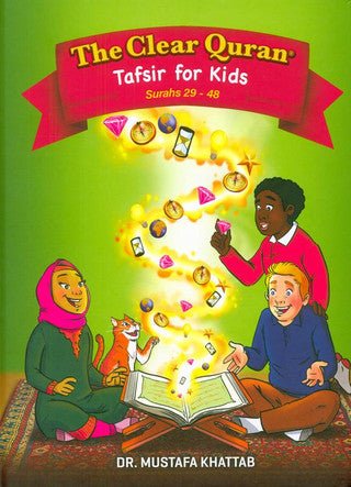 The Clear Quran Tafsir for Kids Surahs (1 - 9, 10 - 28,29 - 48, 49 - 114 ) with Arabic Text Hardcover Collection - Darussalam