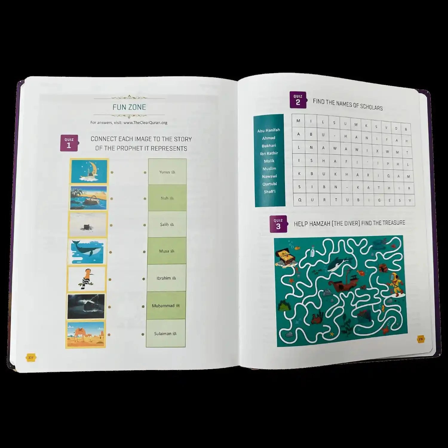 The Clear Quran Tafsir for Kids ( Surahs 1 - 9 ) with Arabic Text Hardcover - Darussalam