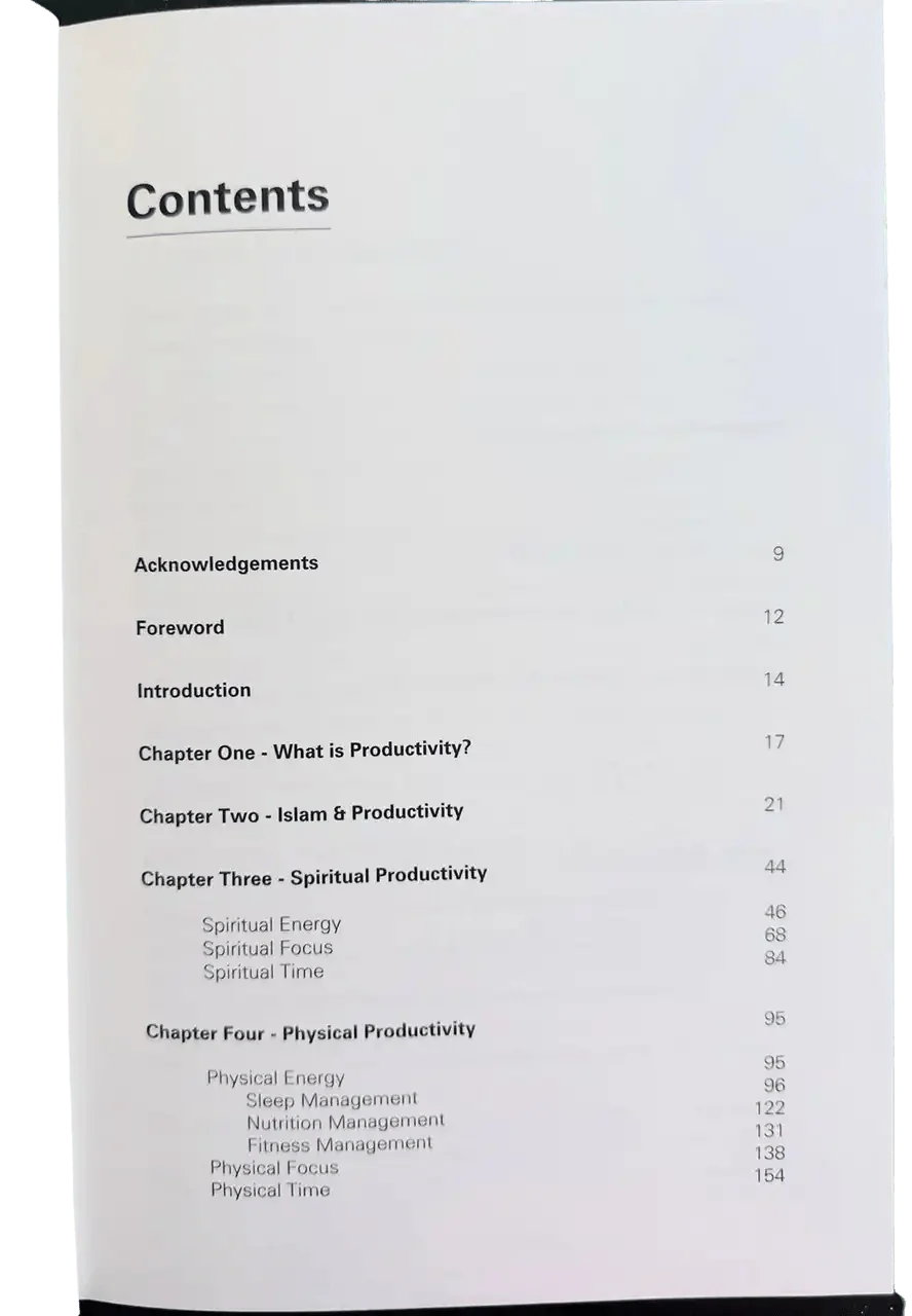 The Productive Muslim Book - Darussalam