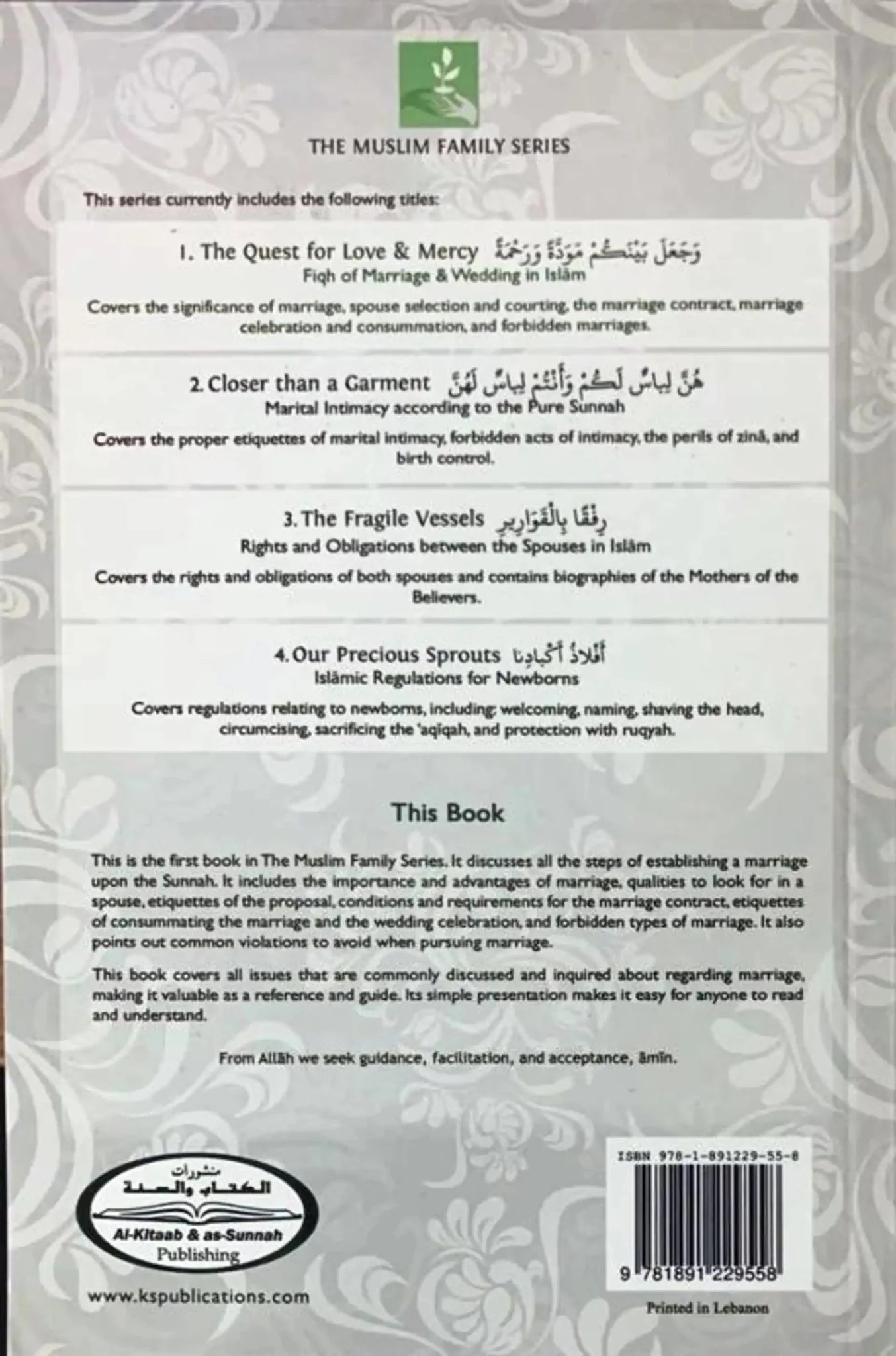 The Quest for Love & Mercy (Marriage & Wedding in Islam) - Darussalam