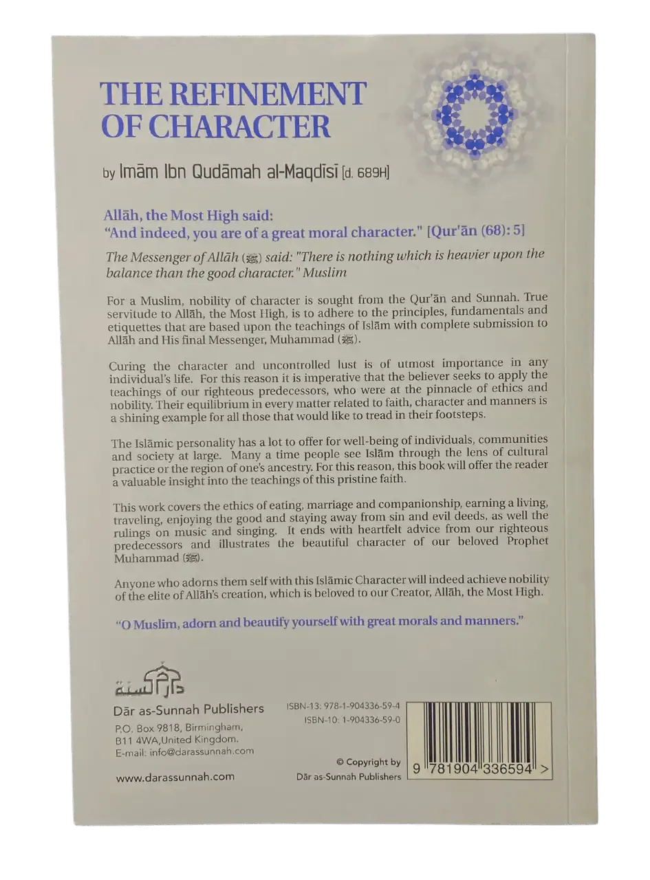 The Refinement of Character - Darussalam