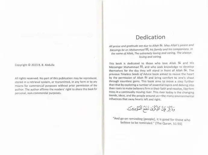 Timeless Seeds of Advice Part 2 (A Deeper Reflection) - Darussalam